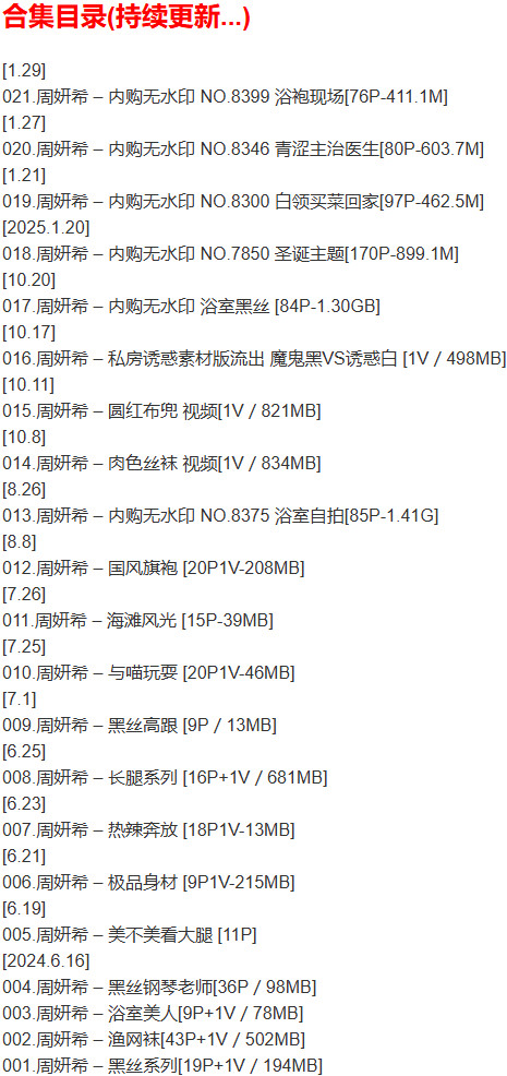 周妍希 – 微密圈写真合集【持续更新中】-2