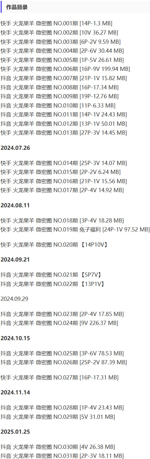 火龙果羊 – 微密圈写真&视频合集【持续更新中】-2